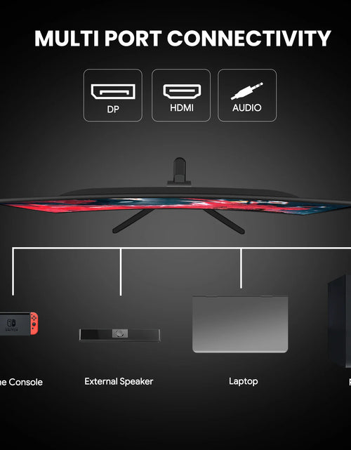 Load image into Gallery viewer, 24" 200Hz Gaming Monitor,Ips Panel,Fhd Computer Monitor, Built-In Speakers, 120% Srgb, Freesync, Black
