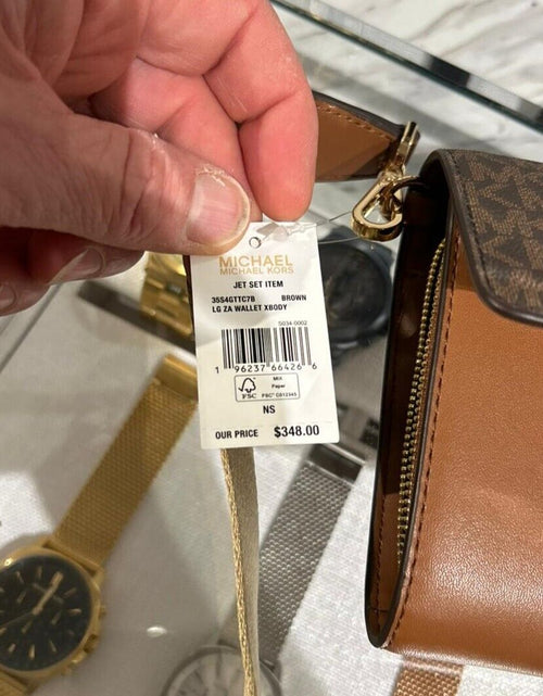 Load image into Gallery viewer, Michael Kors Women Lady Zip around Wallet Crossbody Bag Handbag Messenger Purse
