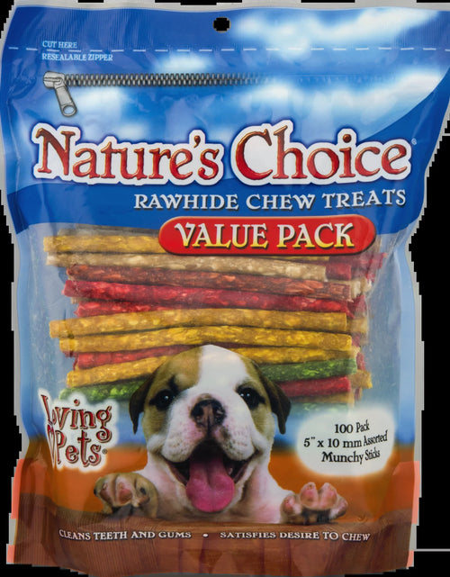Load image into Gallery viewer, Loving Pets  Rawhide Chew Treats for Dogs, 100.0 PACK
