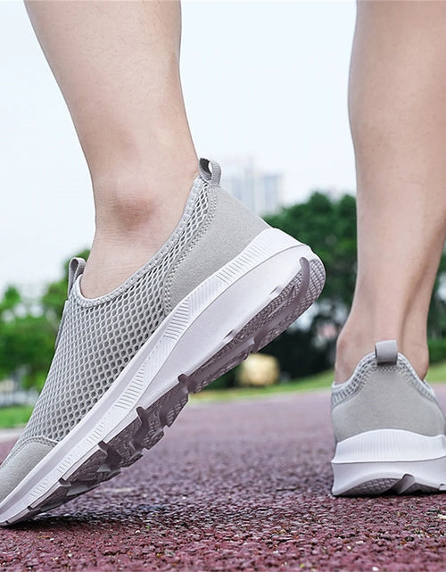 Load image into Gallery viewer, Shoes Men Sport Mesh Breathable Mens Shoes Beige 42
