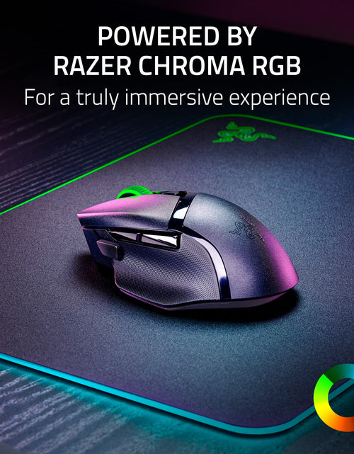 Load image into Gallery viewer, Basilisk V3 X Hyperspeed Wireless Gaming Mouse for PC, RGB Chroma, Black
