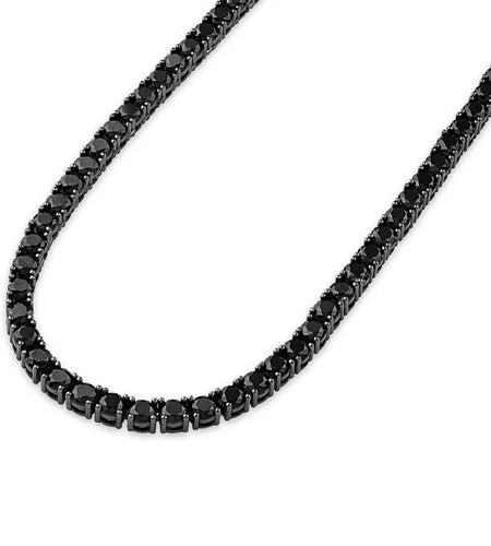 Cubic Zirconia (4Mm) Tennis Necklace 22" (Also in Black Spinel), Created for Macy'S