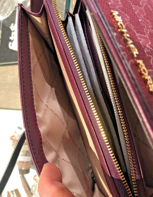 Load image into Gallery viewer, Michael Kors Women Lady Zip around Wallet Crossbody Bag Handbag Messenger Purse

