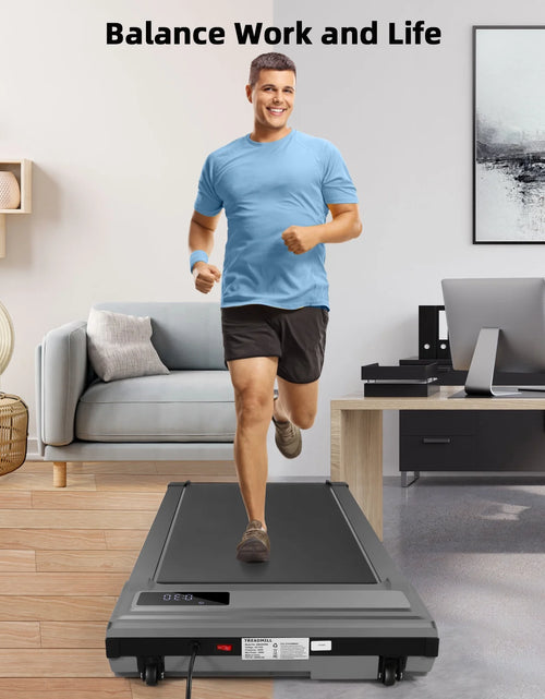 Load image into Gallery viewer, Walking Pad, 2 in 1 under Desk Treadmill with Remote Control、Led Display, 300 Lbs Portable Treadmill for Home/Office (Black)
