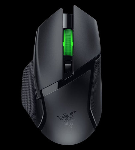 Basilisk V3 X Hyperspeed Wireless Gaming Mouse for PC, RGB Chroma, Black