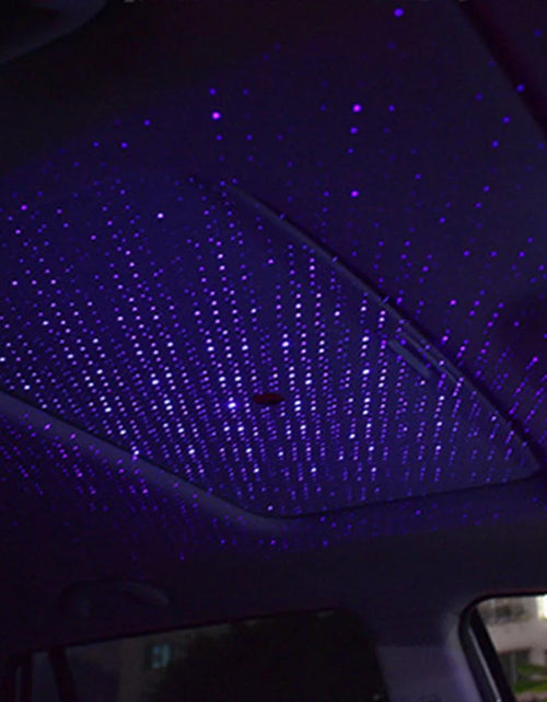 Load image into Gallery viewer, USB LED Star Projector Night Light, Auto Roof Lights, Adjustable Romantic Galaxy Flexible Interior Car Lights, Portable Night Lamp Decorations for Car, Ceiling, Bedroom, Party
