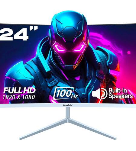 Gawfolk 24 Inch Business PC Monitor 1080P 100HZ Refresh Rate Gaming Computer Display
