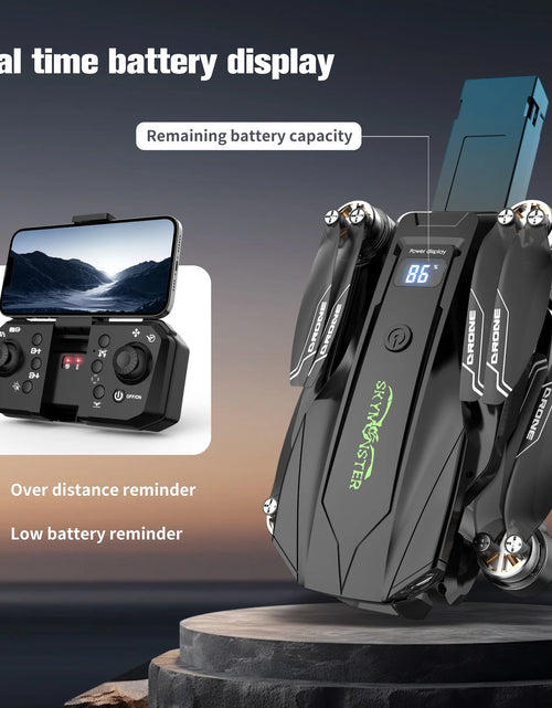 Load image into Gallery viewer, 3PC Battery RC Drone 4K Professional Dual Camera 6CH Foldable Drone Obstacle Avoidance RC Quadcopter Helicopter Toys for Kids Boys
