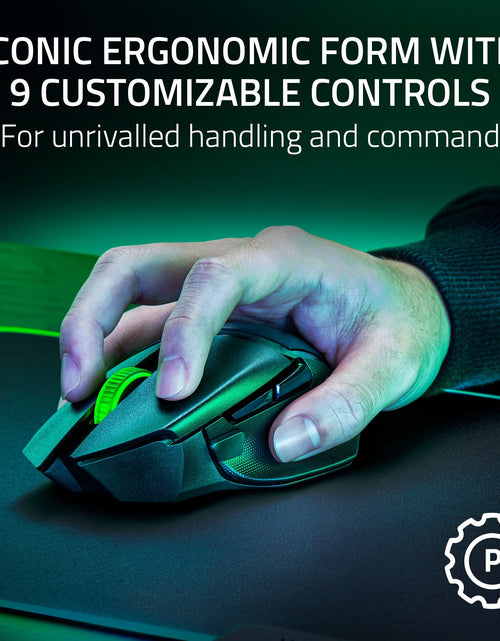 Load image into Gallery viewer, Basilisk V3 X Hyperspeed Wireless Gaming Mouse for PC, RGB Chroma, Black
