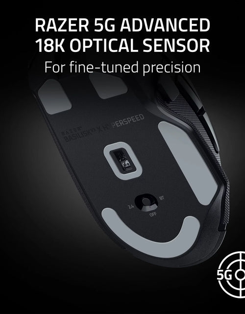 Load image into Gallery viewer, Basilisk V3 X Hyperspeed Wireless Gaming Mouse for PC, RGB Chroma, Black
