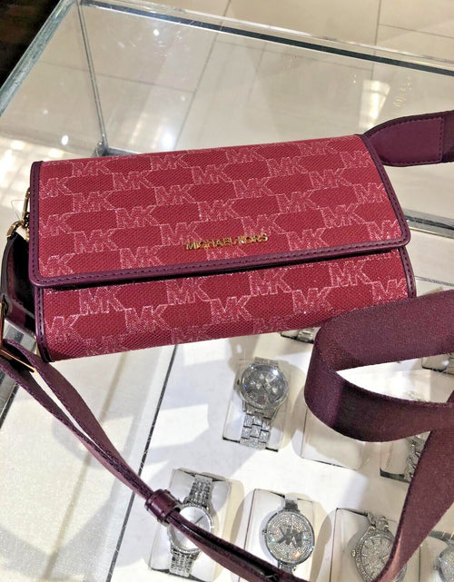 Load image into Gallery viewer, Michael Kors Women Lady Zip around Wallet Crossbody Bag Handbag Messenger Purse

