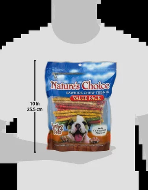 Load image into Gallery viewer, Loving Pets  Rawhide Chew Treats for Dogs, 100.0 PACK
