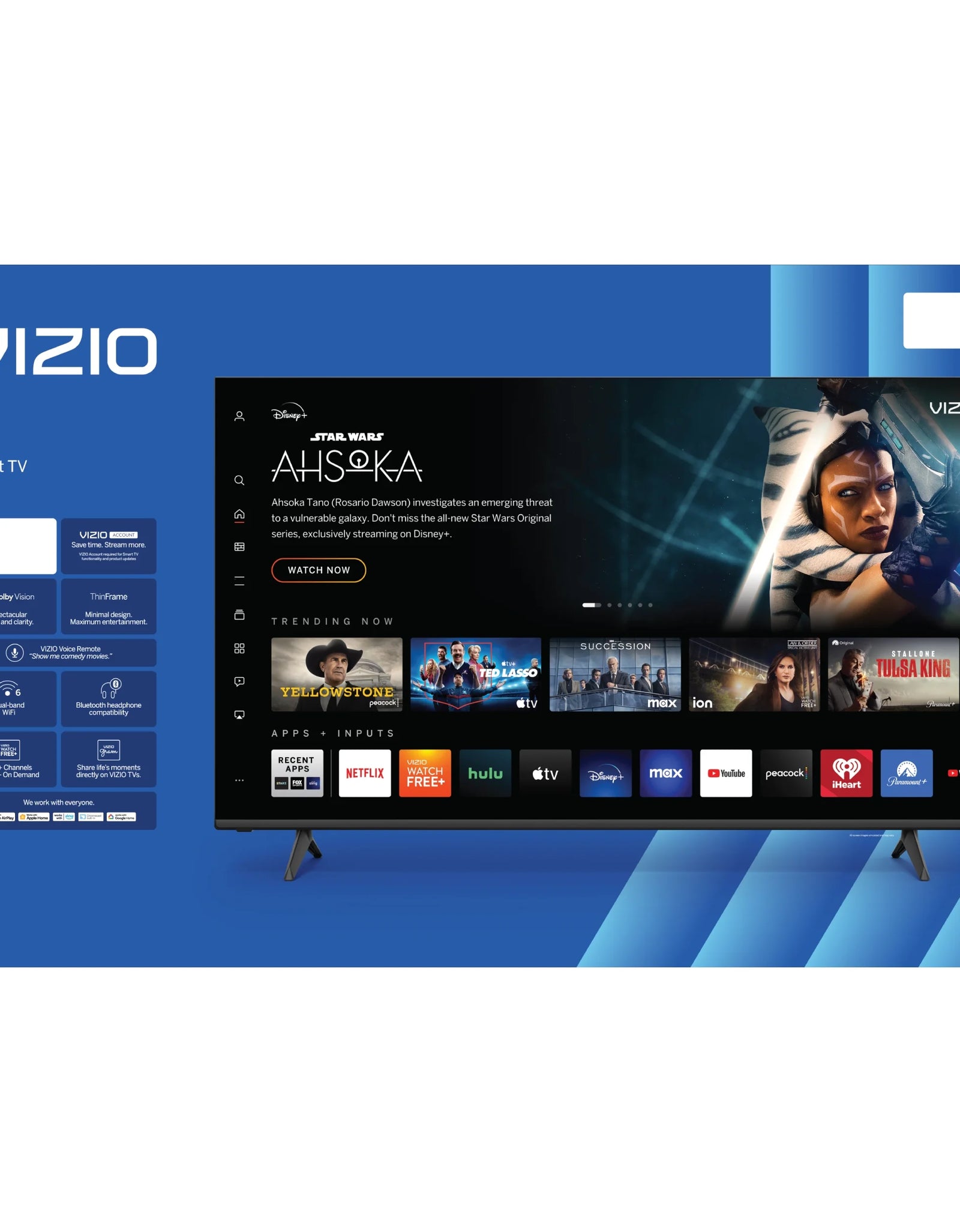 75” Class 4K UHD LED HDR Smart TV (V4K75M-08)