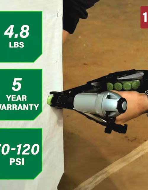 Load image into Gallery viewer, 18 -Gauge 7/16-In Medium Crown Cap Pneumatic Stapler
