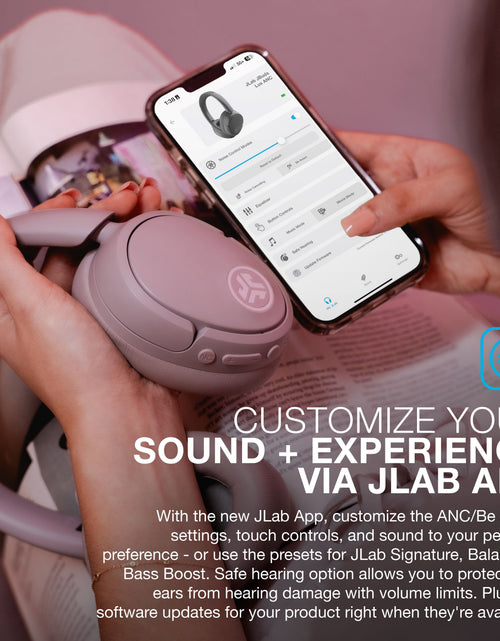 Load image into Gallery viewer, Jbuds Lux ANC Over-Ear Wireless Headphones, 70-Hour Battery, Mauve
