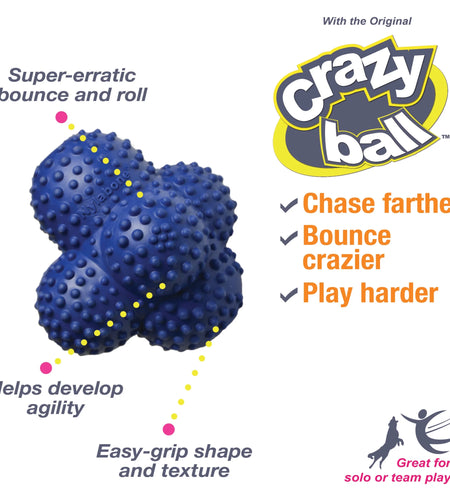 Power Play Crazy Ball Dog Toy Large/Giant - up to 50 Lbs. (1 Count)