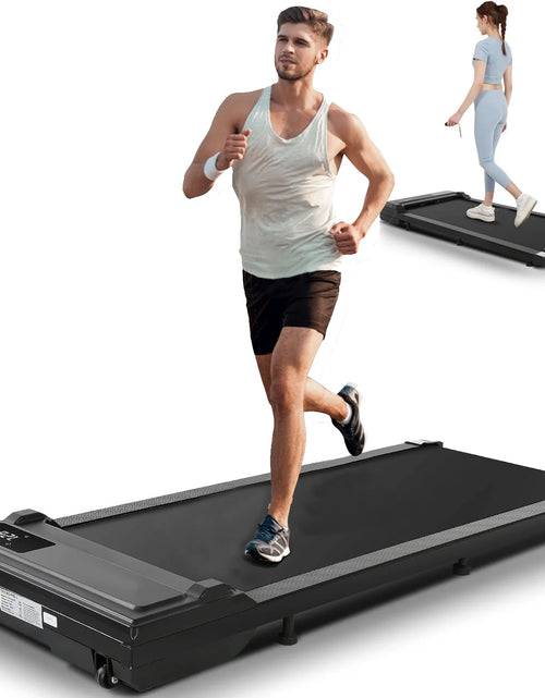 Load image into Gallery viewer, Walking Pad, 2 in 1 under Desk Treadmill with Remote Control、Led Display, 300 Lbs Portable Treadmill for Home/Office (Black)
