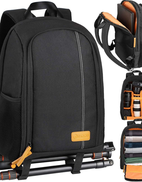 Load image into Gallery viewer, TARION Camera Backpack Waterproof Camera Bag Large Capacity Camera Case Photo...
