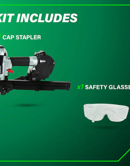 Load image into Gallery viewer, 18 -Gauge 7/16-In Medium Crown Cap Pneumatic Stapler
