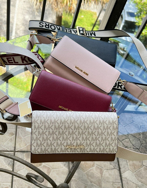 Load image into Gallery viewer, Michael Kors Women Lady Zip around Wallet Crossbody Bag Handbag Messenger Purse
