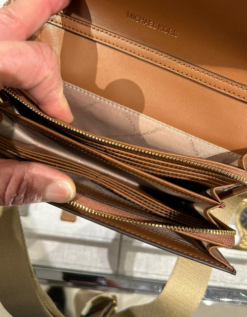 Load image into Gallery viewer, Michael Kors Women Lady Zip around Wallet Crossbody Bag Handbag Messenger Purse
