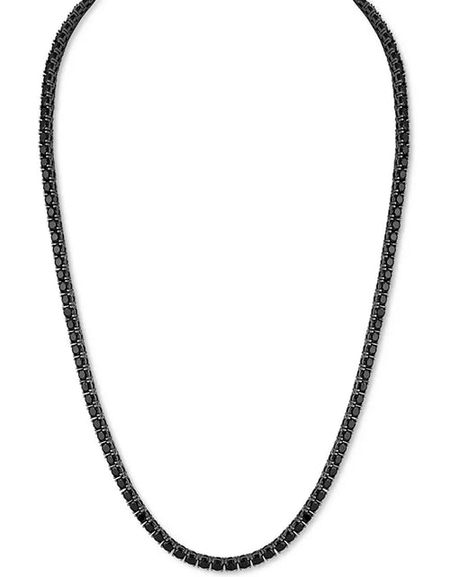 Load image into Gallery viewer, Cubic Zirconia (4Mm) Tennis Necklace 22" (Also in Black Spinel), Created for Macy'S

