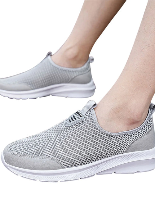 Load image into Gallery viewer, Shoes Men Sport Mesh Breathable Mens Shoes Beige 42
