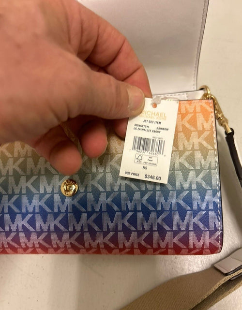 Load image into Gallery viewer, Michael Kors Women Lady Zip around Wallet Crossbody Bag Handbag Messenger Purse
