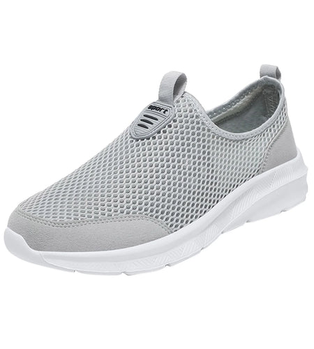 Shoes Men Sport Mesh Breathable Mens Shoes Beige 42