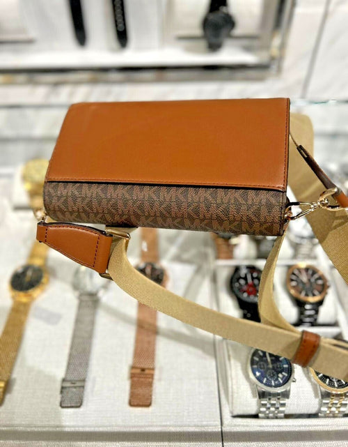 Load image into Gallery viewer, Michael Kors Women Lady Zip around Wallet Crossbody Bag Handbag Messenger Purse

